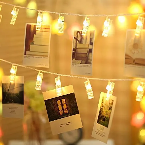 10 LEDs Decorative Photo Clip LED Lights