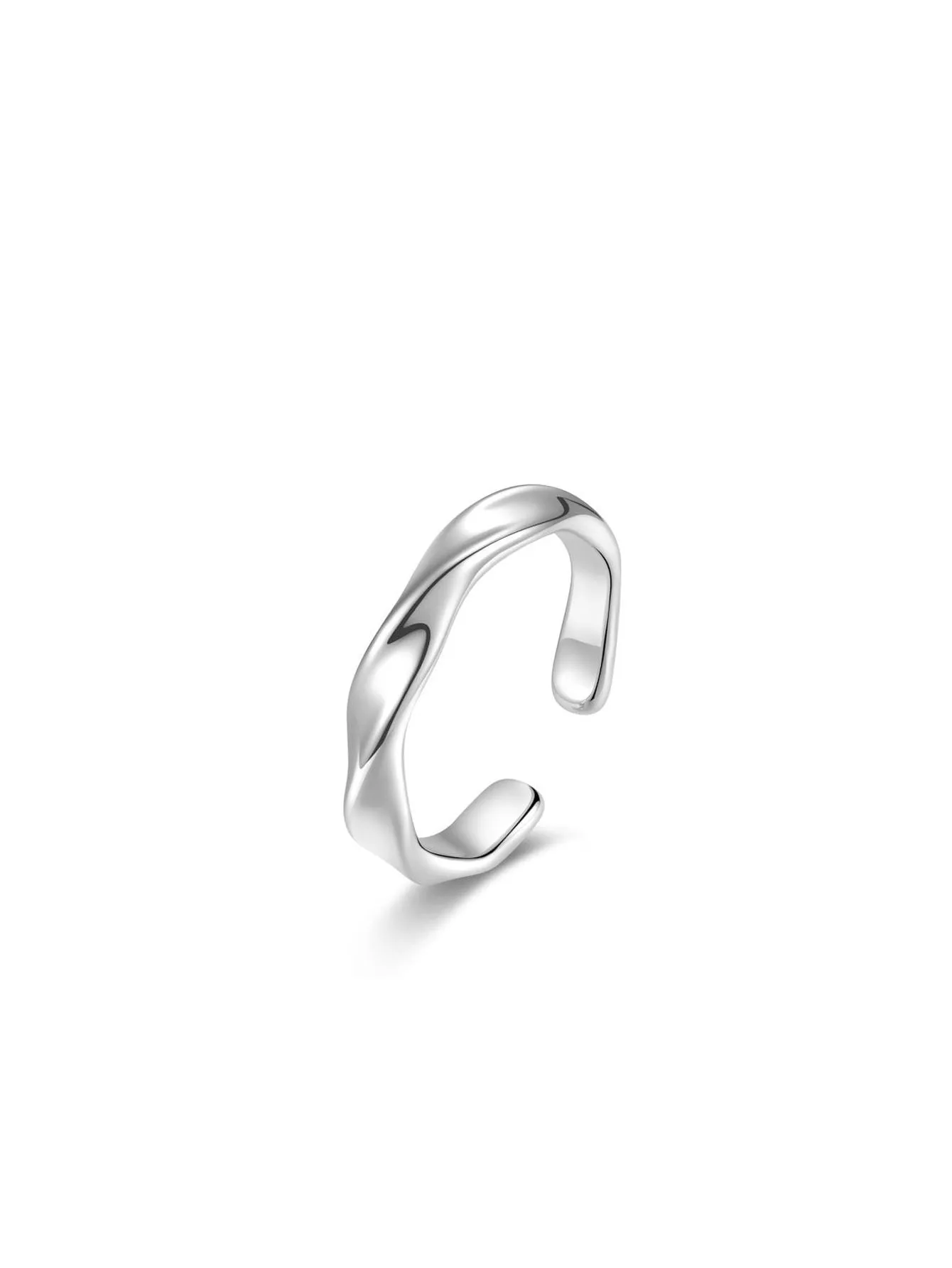 1pc Simple Moebius Band Ring For Men & Women, Chic Design For Index Finger Or Couple Ring