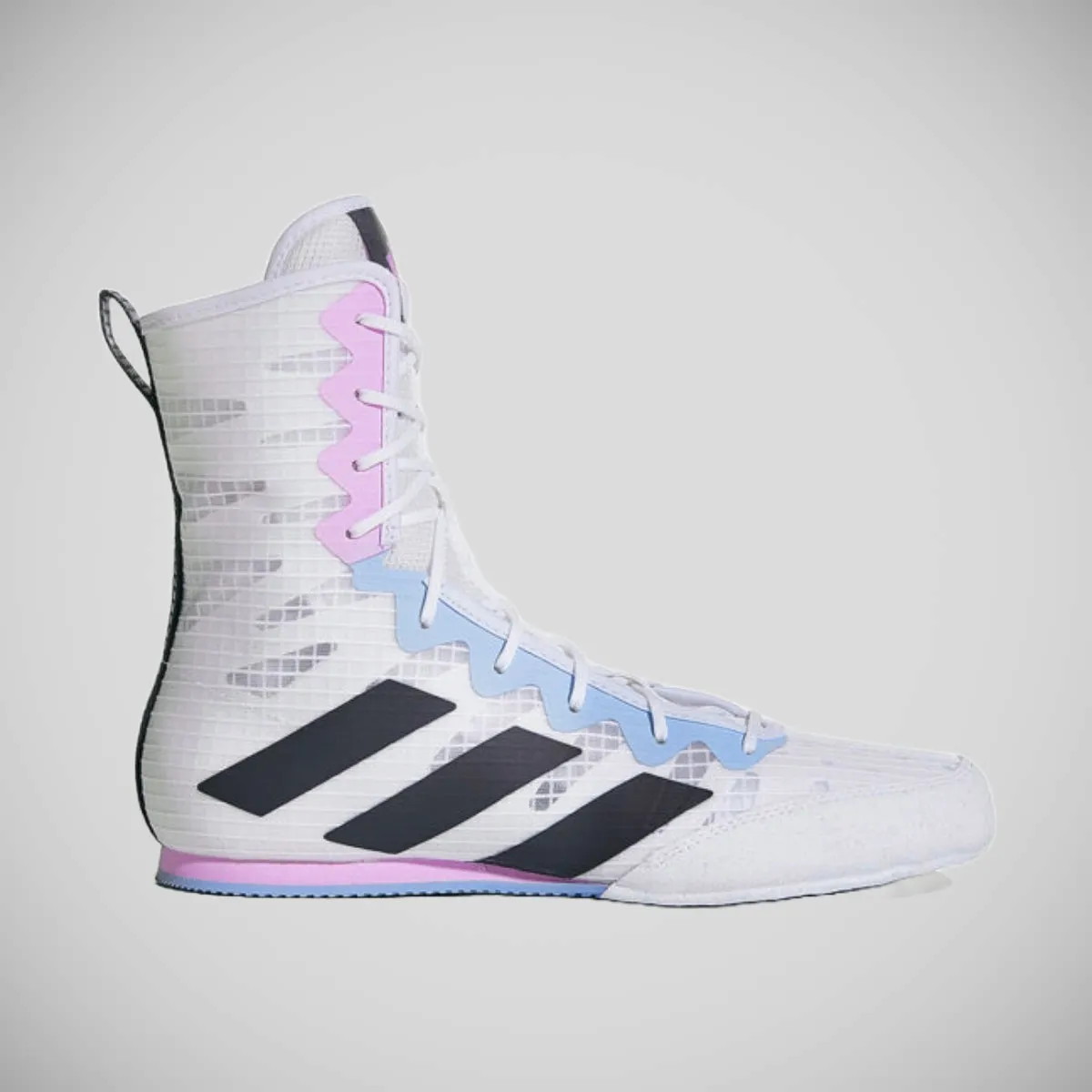 Adidas Box Hog 4 Boxing Boots White/Lilac