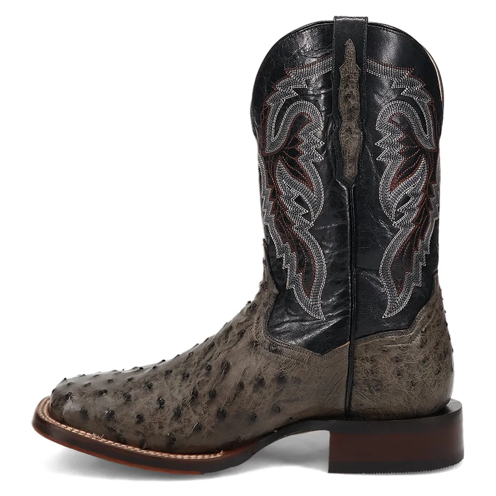 Alamosa Ostrich Square Toe Cowboy Boots