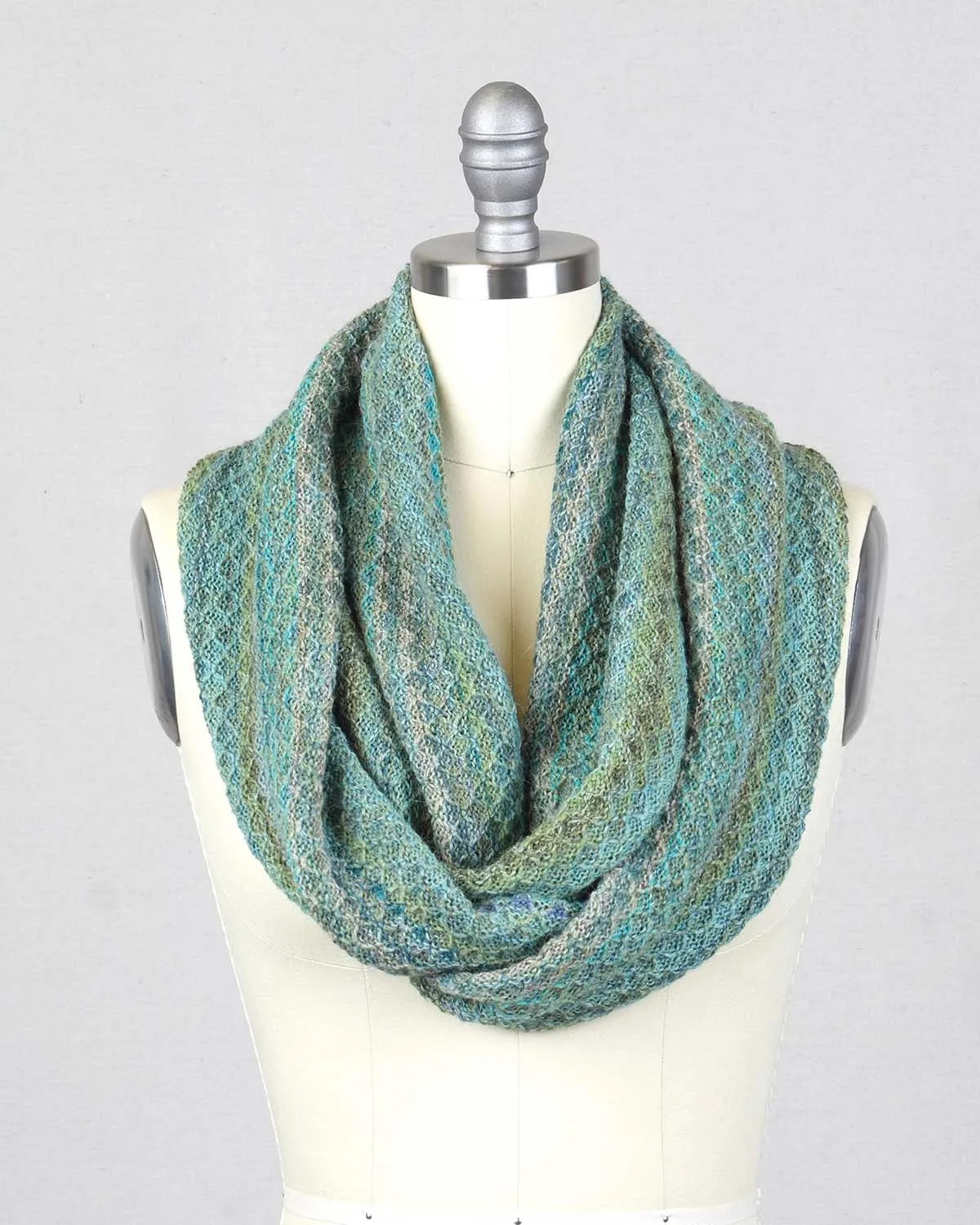 Alpaca Infinity Scarf - Printed - Seaweed