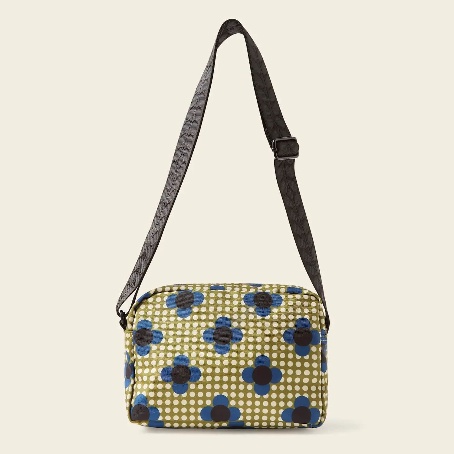 Angle Camera Bag - Flower Polka Dot Olive