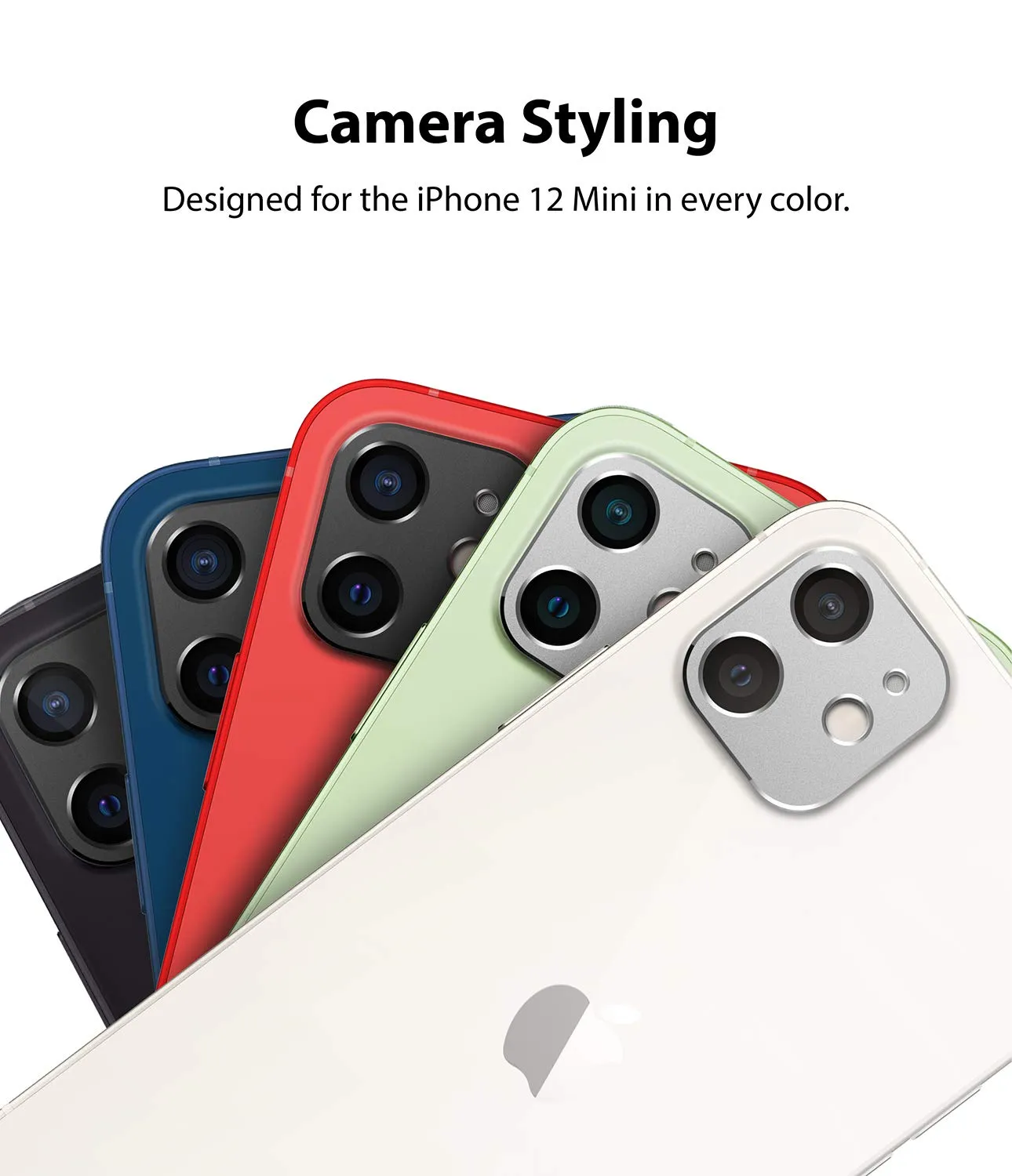 Apple iPhone 12 mini Camera Protector | Ringke's Camera Styling - Silver