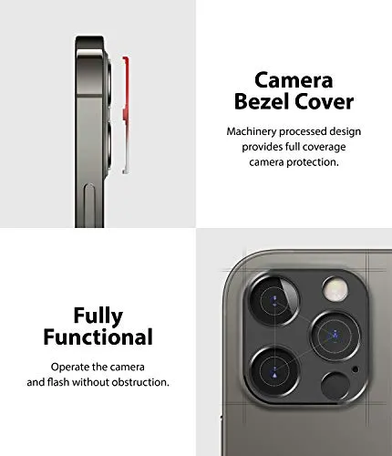 Apple iPhone 12 Pro Max Camera Protector | Camera Styling - GRY