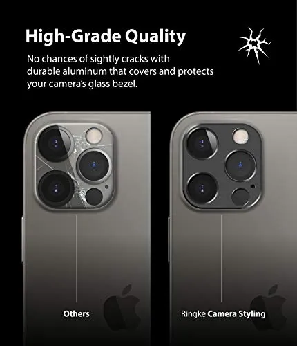 Apple iPhone 12 Pro Max Camera Protector | Camera Styling - GRY