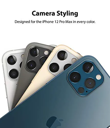 Apple iPhone 12 Pro Max Camera Protector | Camera Styling - GRY