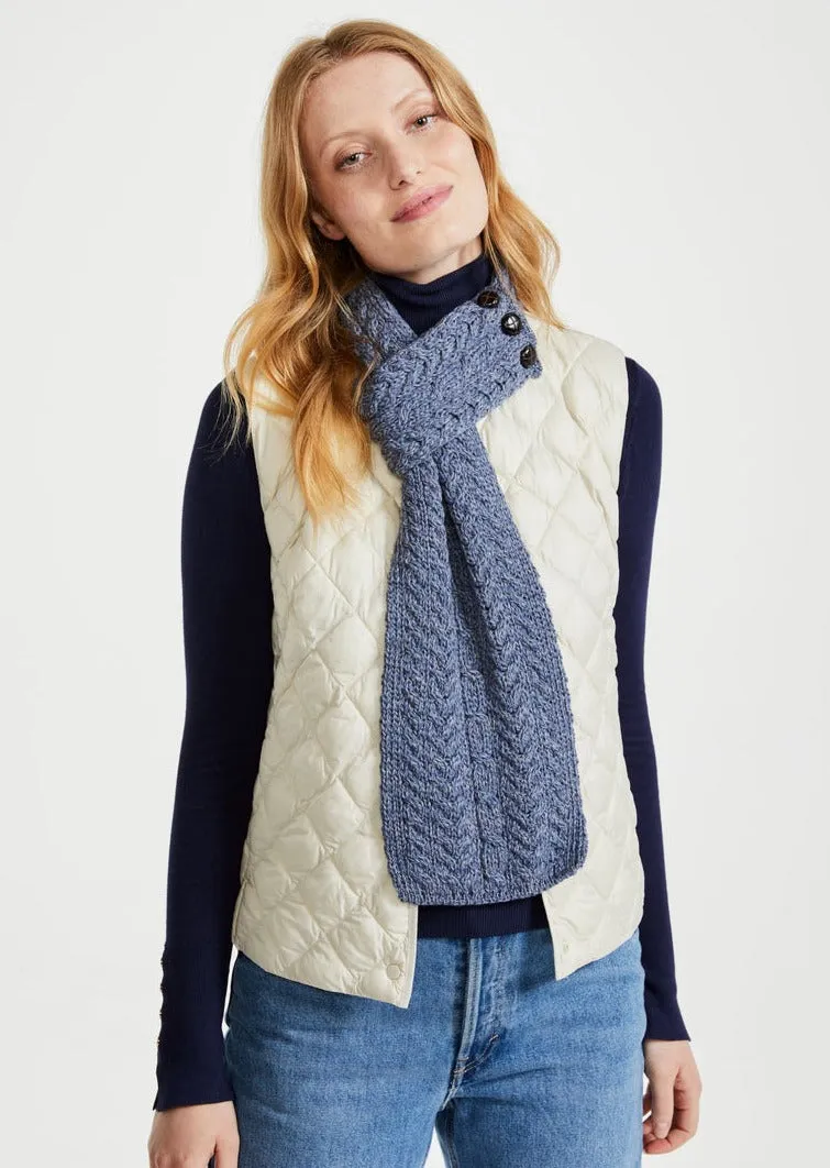 Aran Loop Scarf | Denim