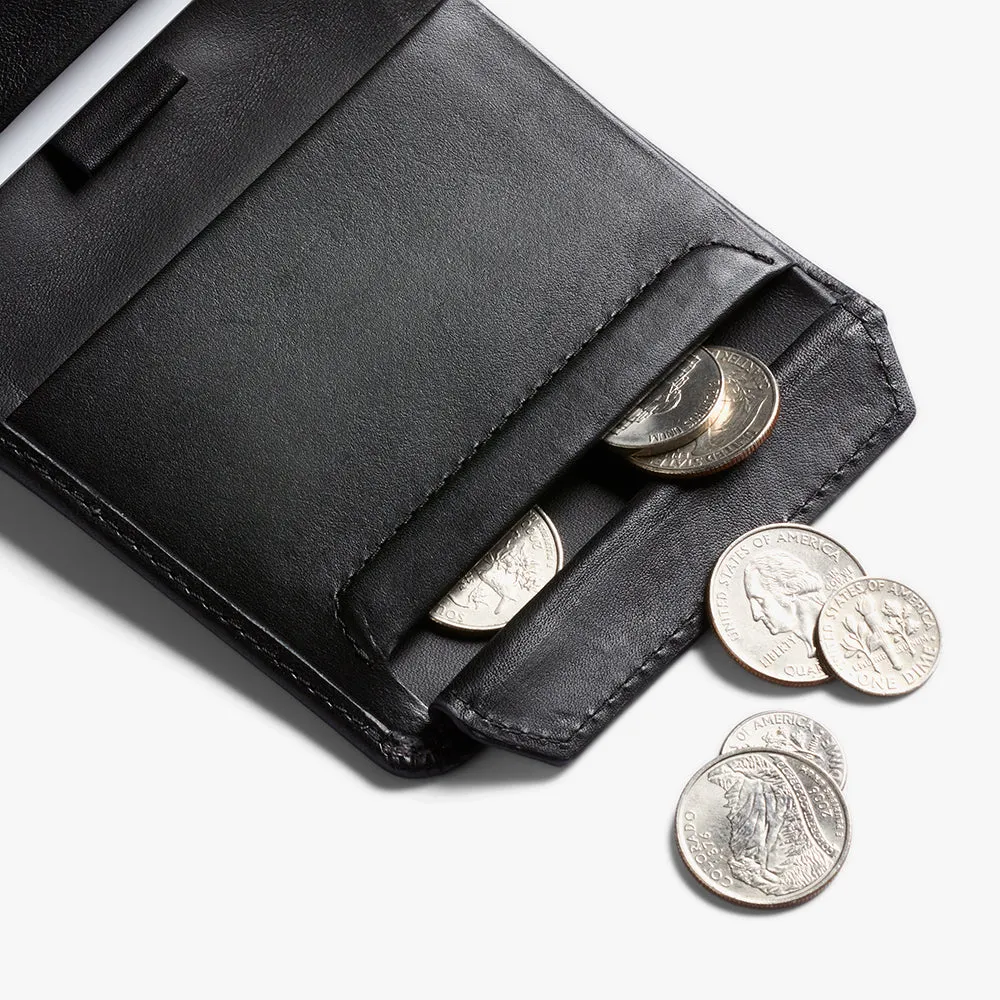 Bellroy Coin Wallet - Leather Bi-fold wallet with coin pouch