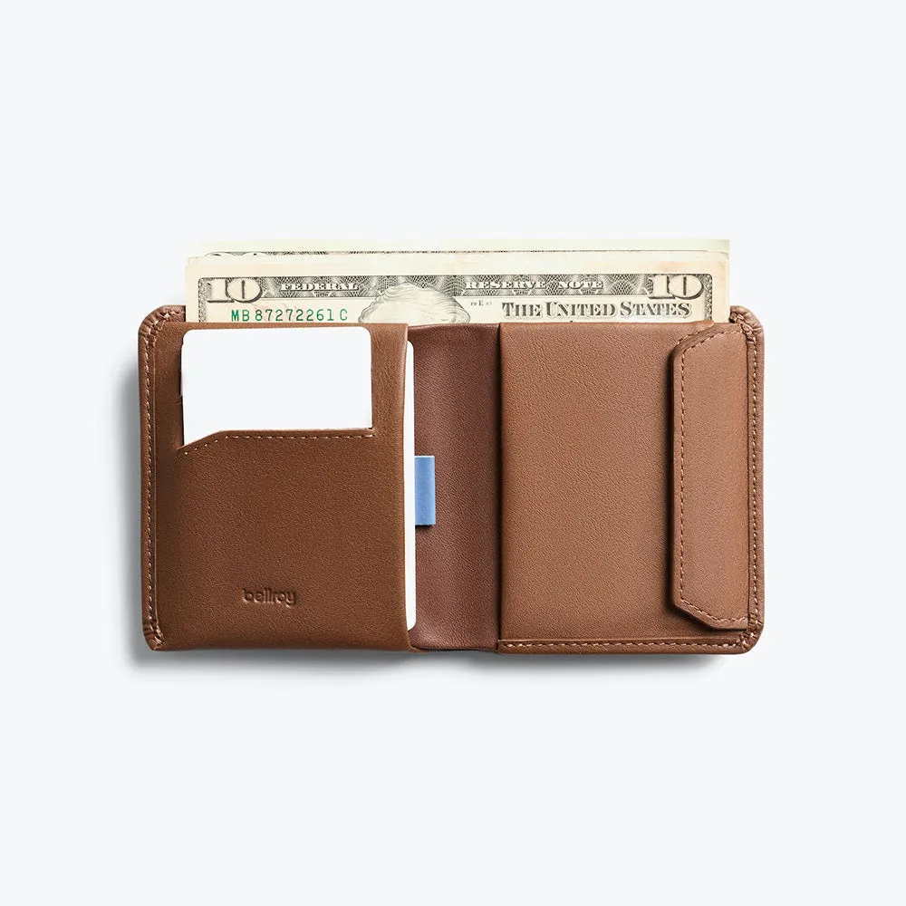 Bellroy Coin Wallet - Leather Bi-fold wallet with coin pouch