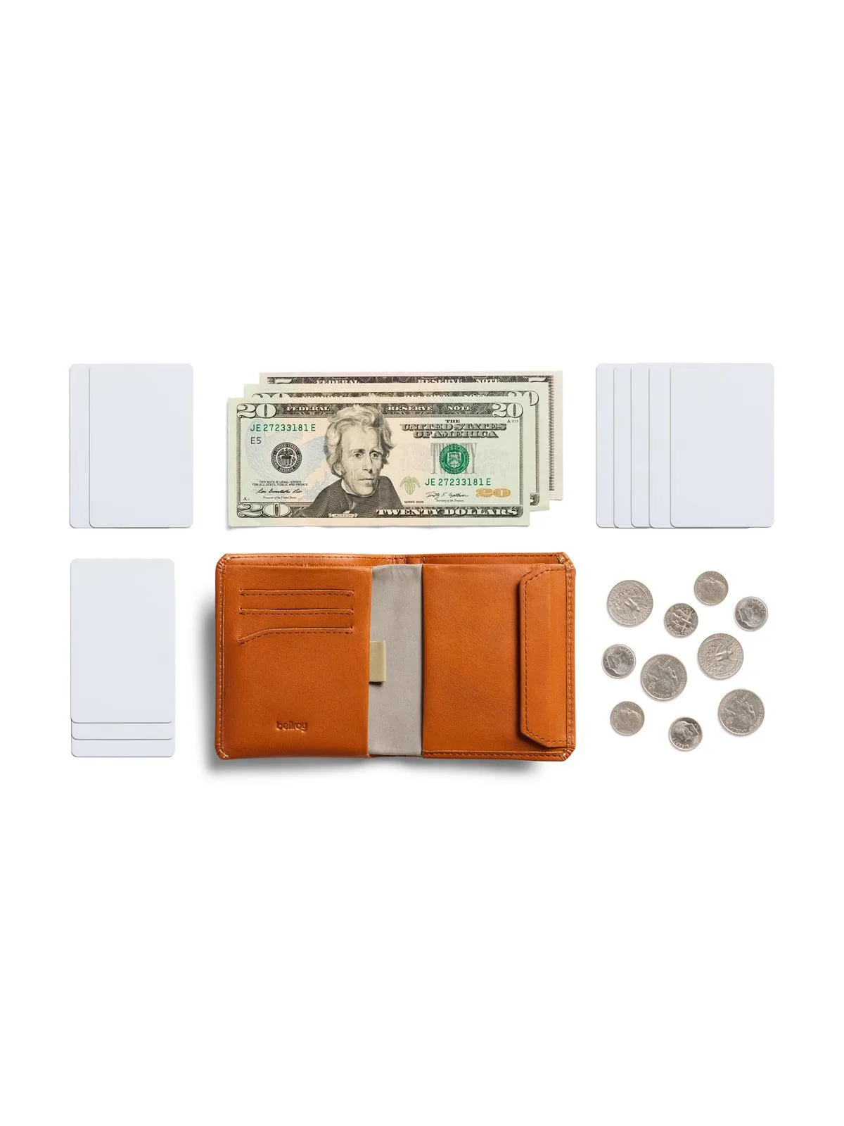 Bellroy Coin Wallet Terracota RFID