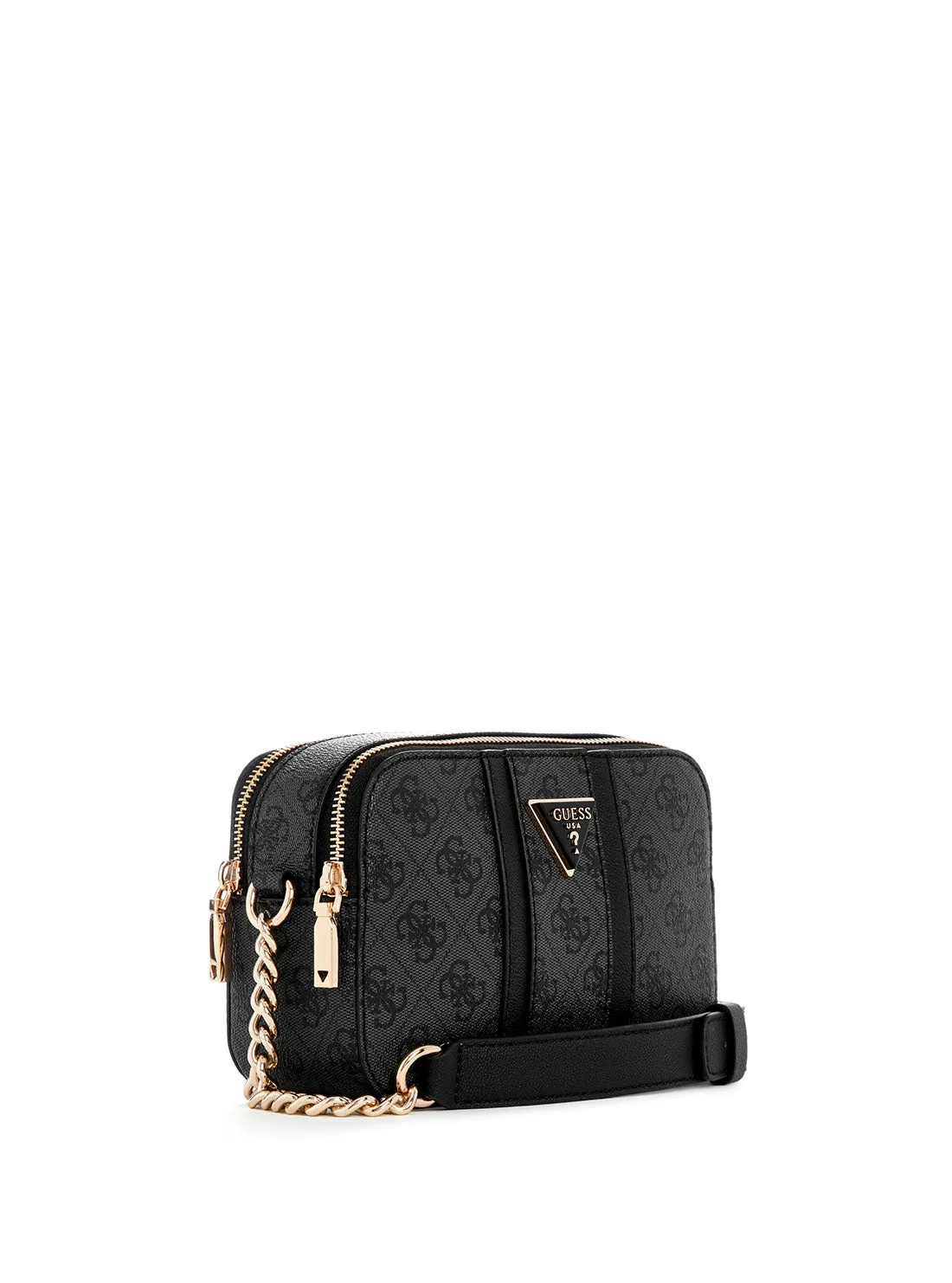 Black Logo Noreen Camera Crossbody Bag