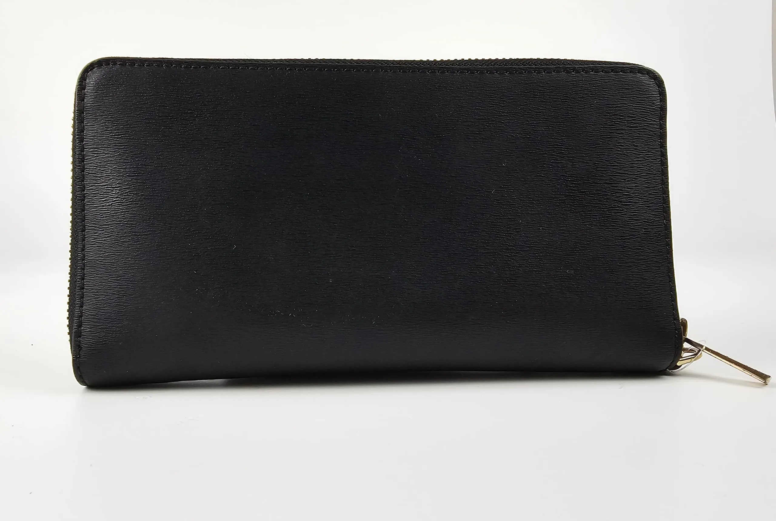 Black Parker Zip Continental Wallet