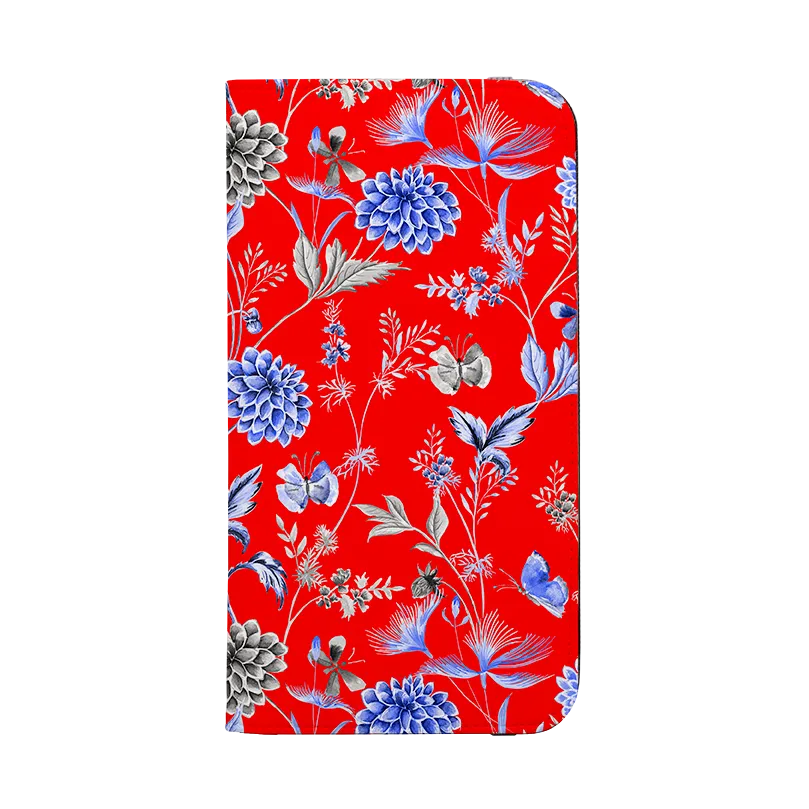 Blue Jam Red Wallet case