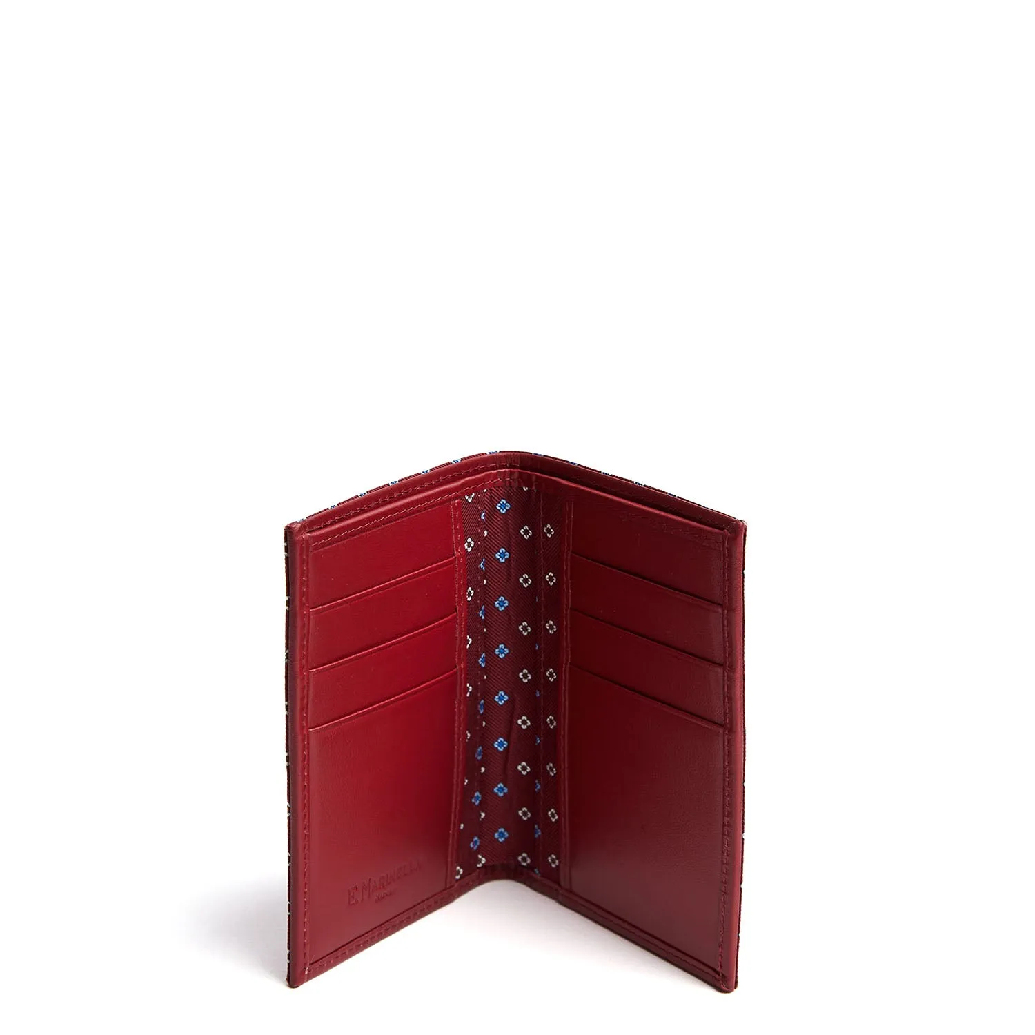 BURGUNDY VERTICAL WALLET