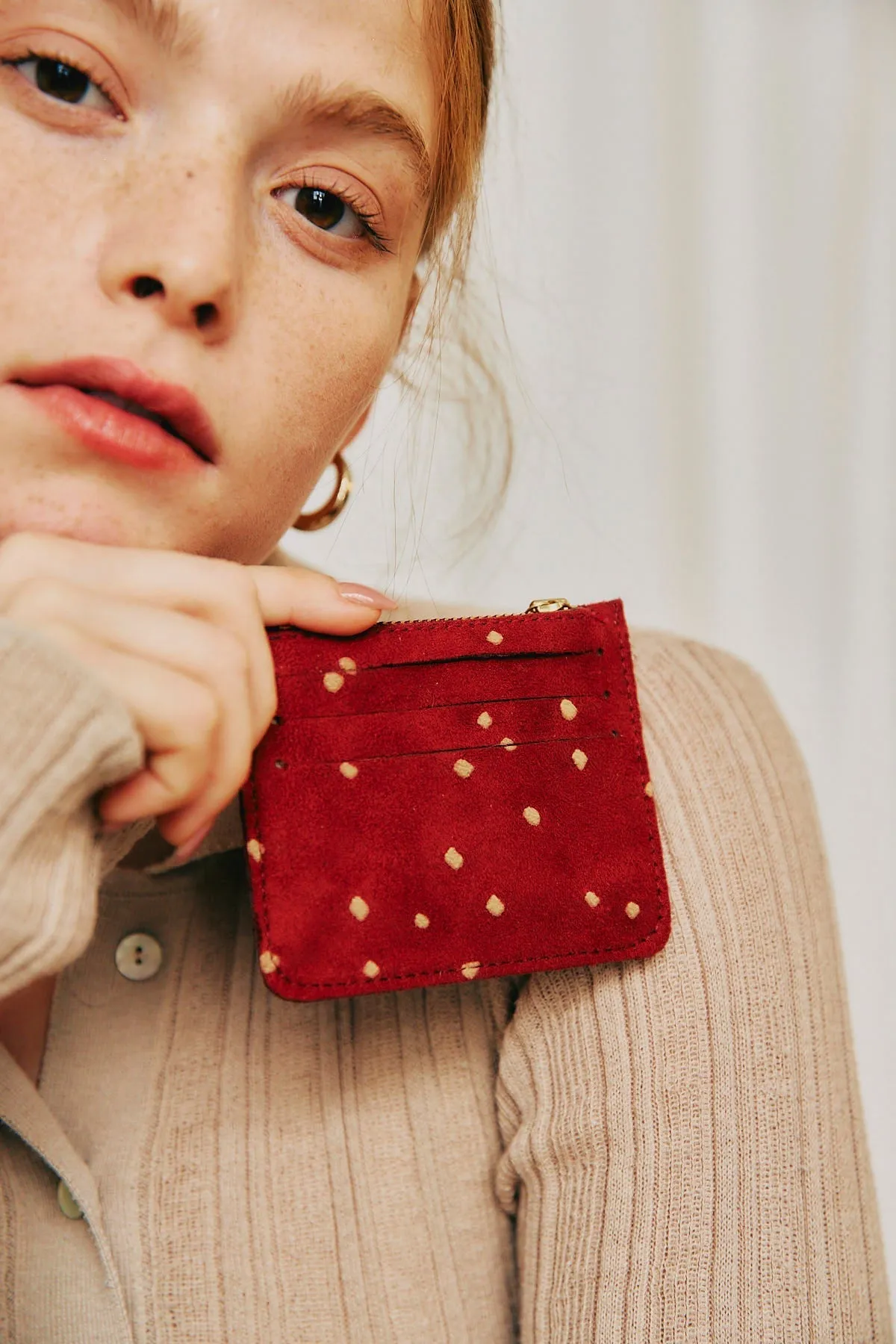 Card Wallet, Dusty Rose