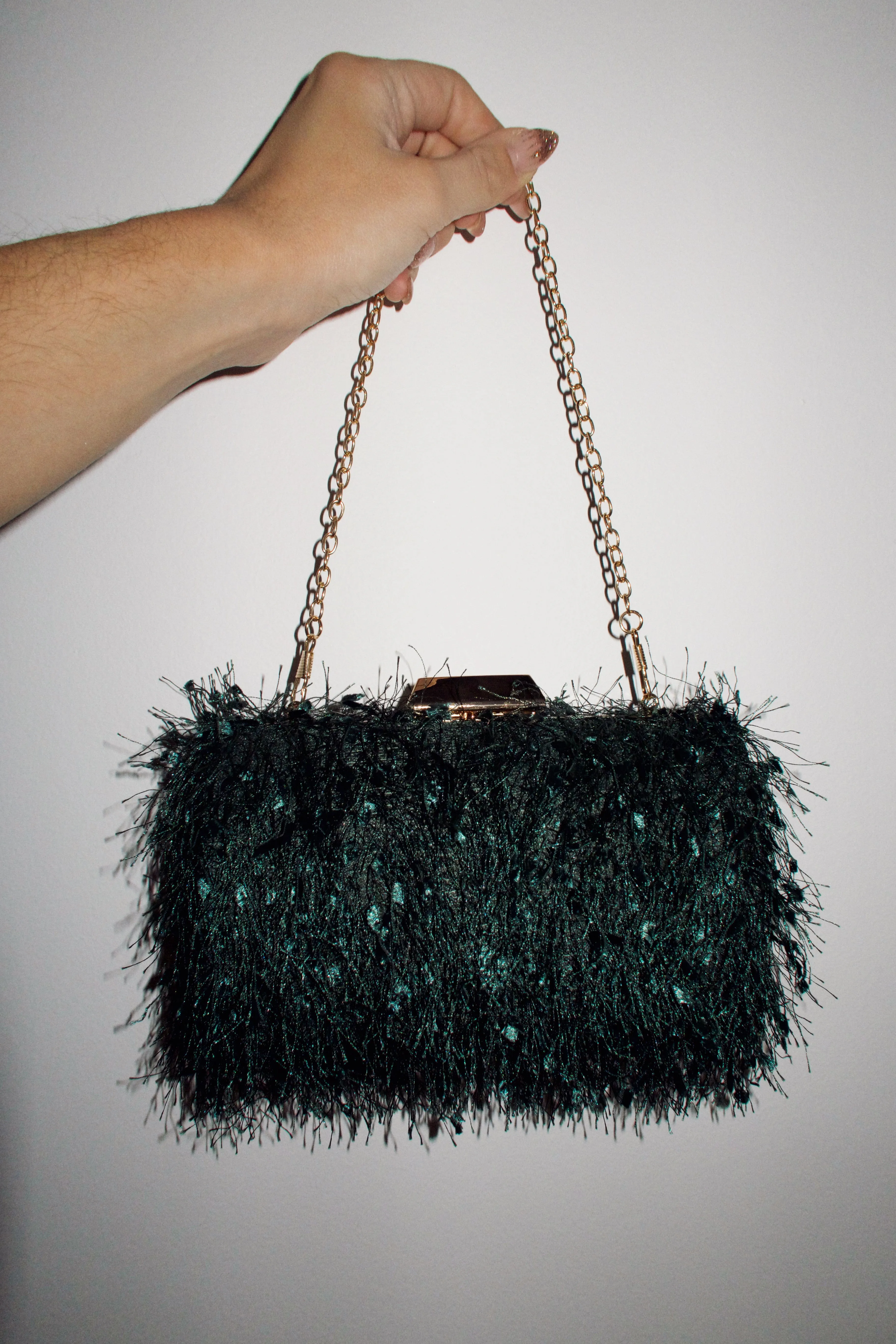 Champagne Cascade Clutch