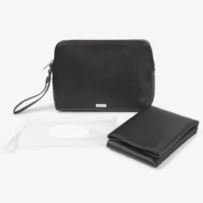 Changing Pouch/ Nappy Clutch - Black