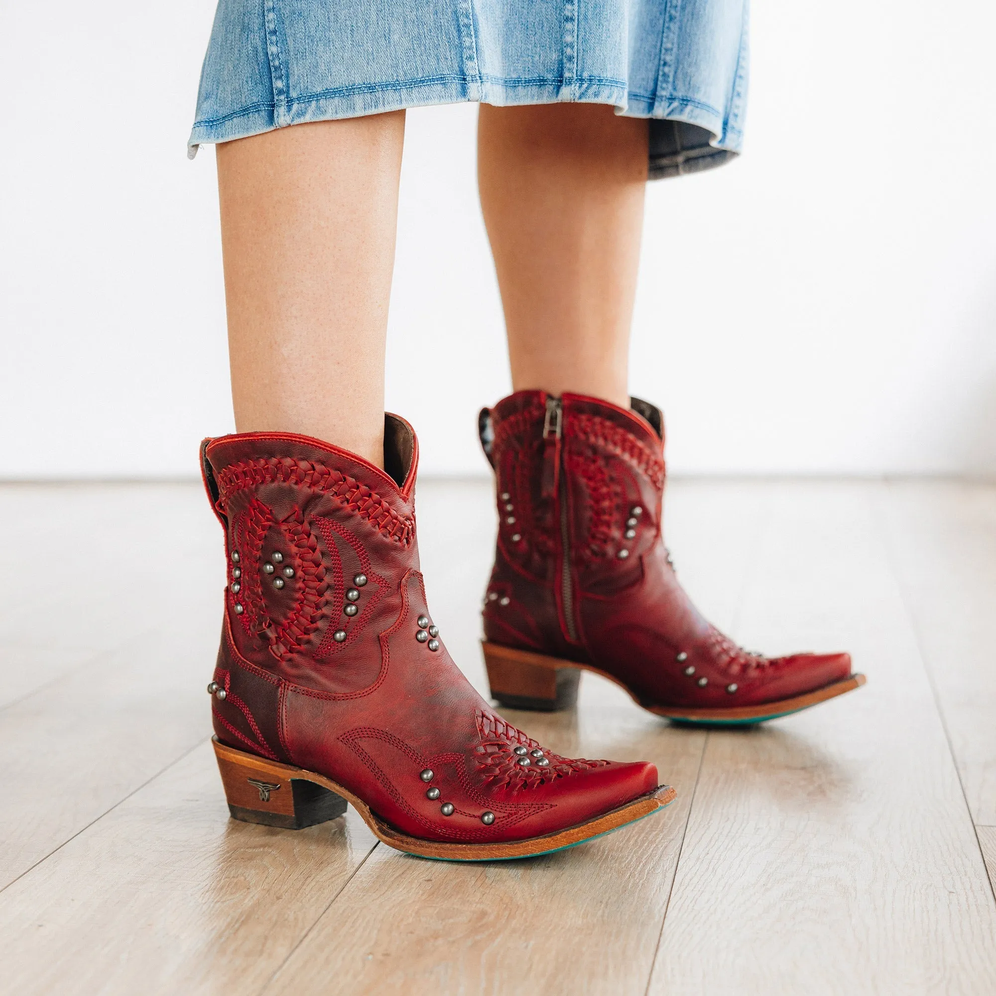 Cossette Bootie - Smoldering Ruby