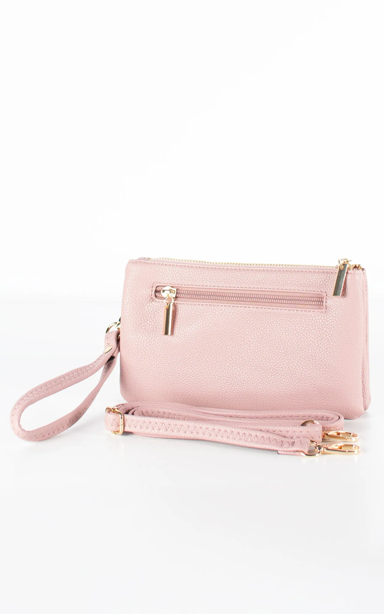 Dusky Pink Clutch Bag | Toni