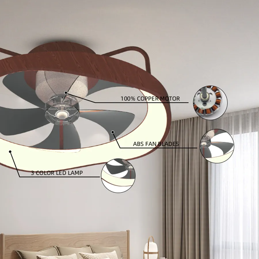 Enna Flush Mount Ceiling Fan