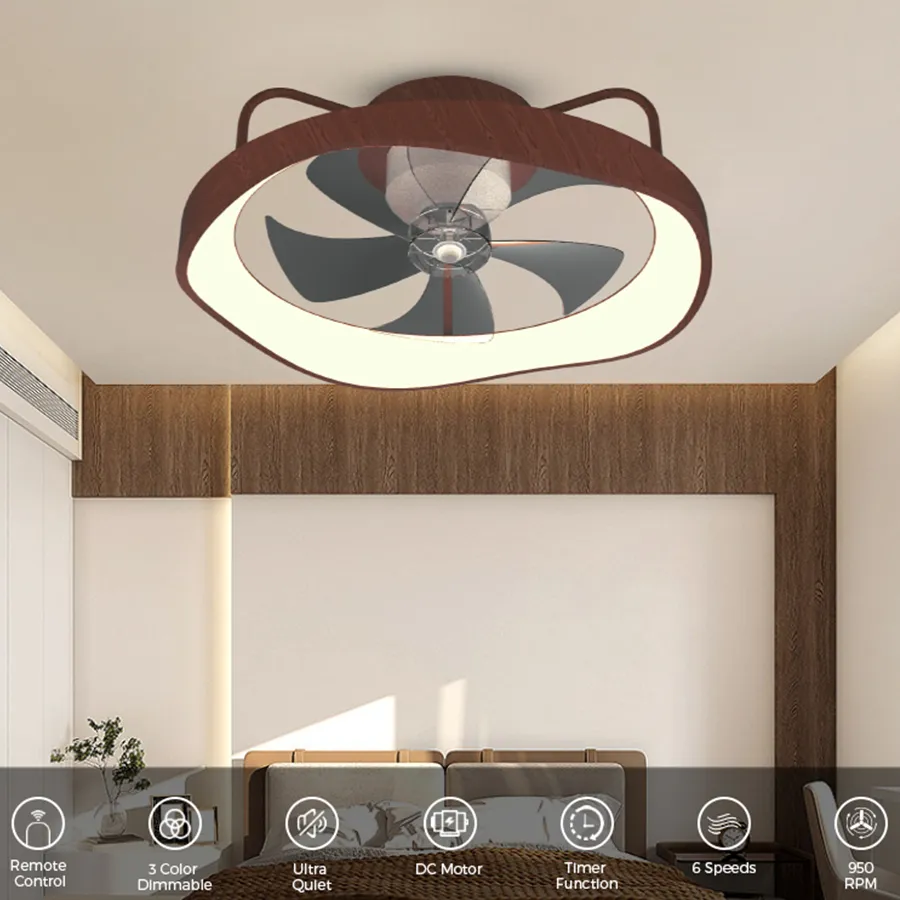 Enna Flush Mount Ceiling Fan