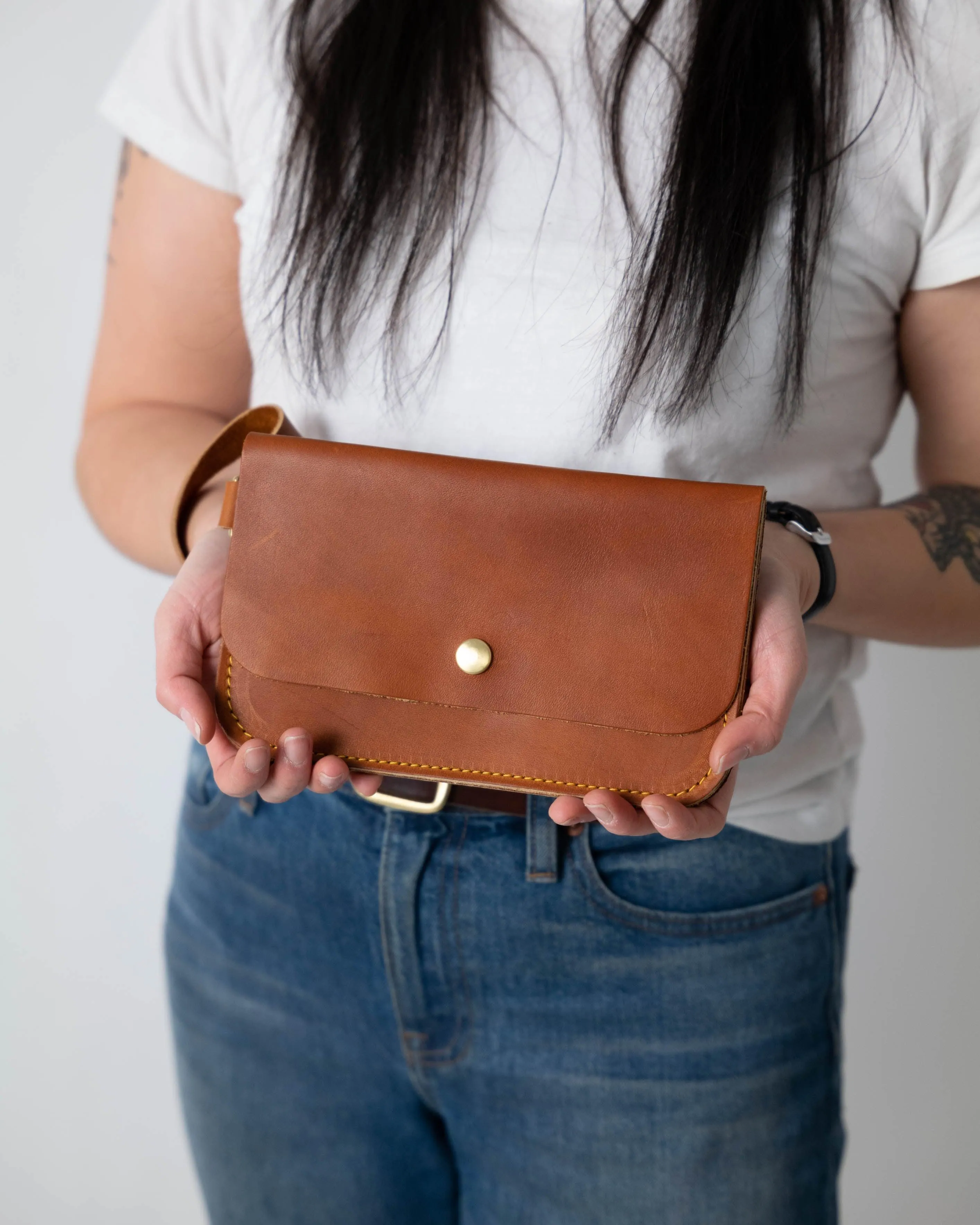 Eucalyptus Wristlet Clutch