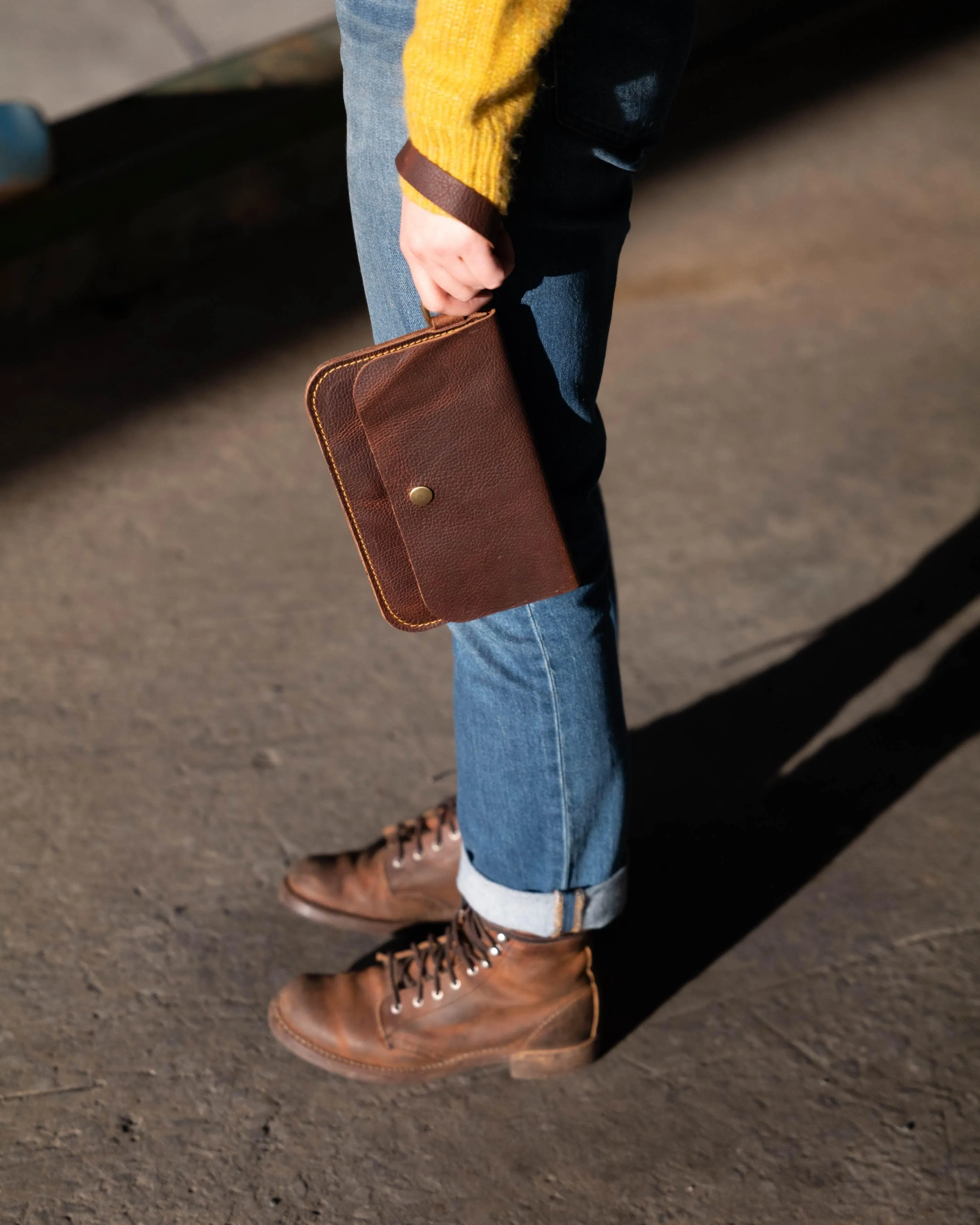 Eucalyptus Wristlet Clutch