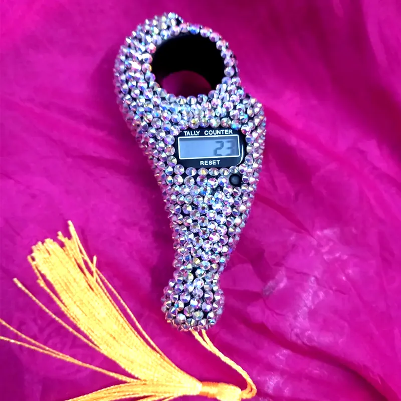 Fancy Fish Digital Counter Islamic Prayer Finger Bead Tasbeeh