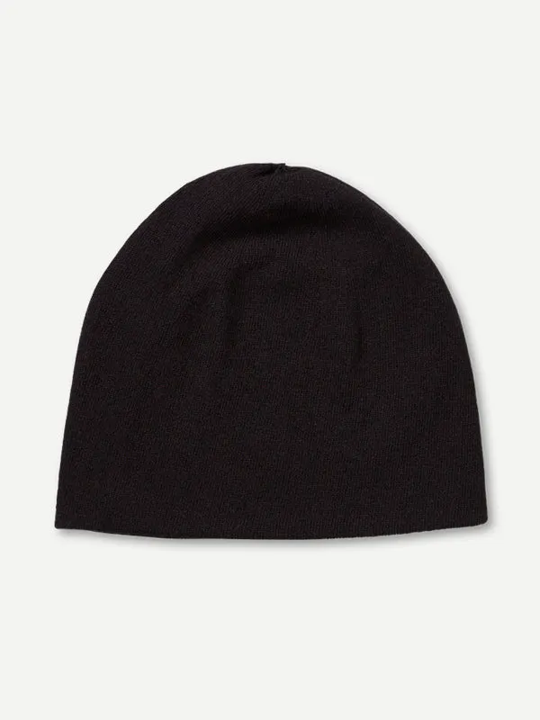 FINE PLAIN HAT BLACK