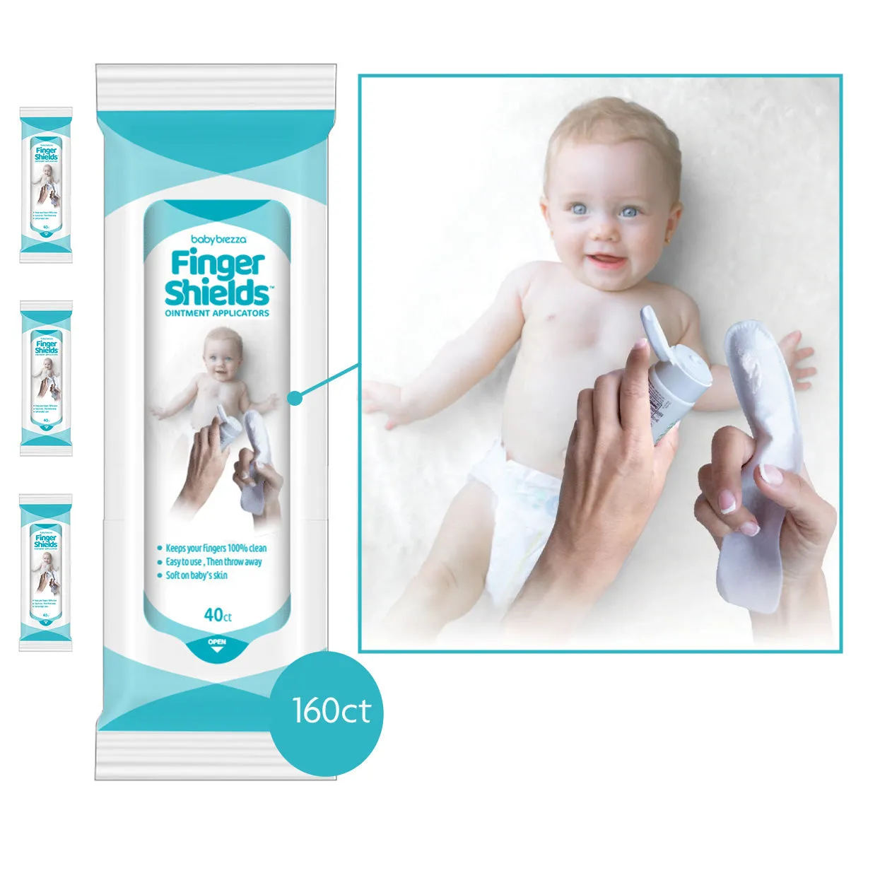 Finger Shields - 100% Mess-Free Diaper Cream Applicators