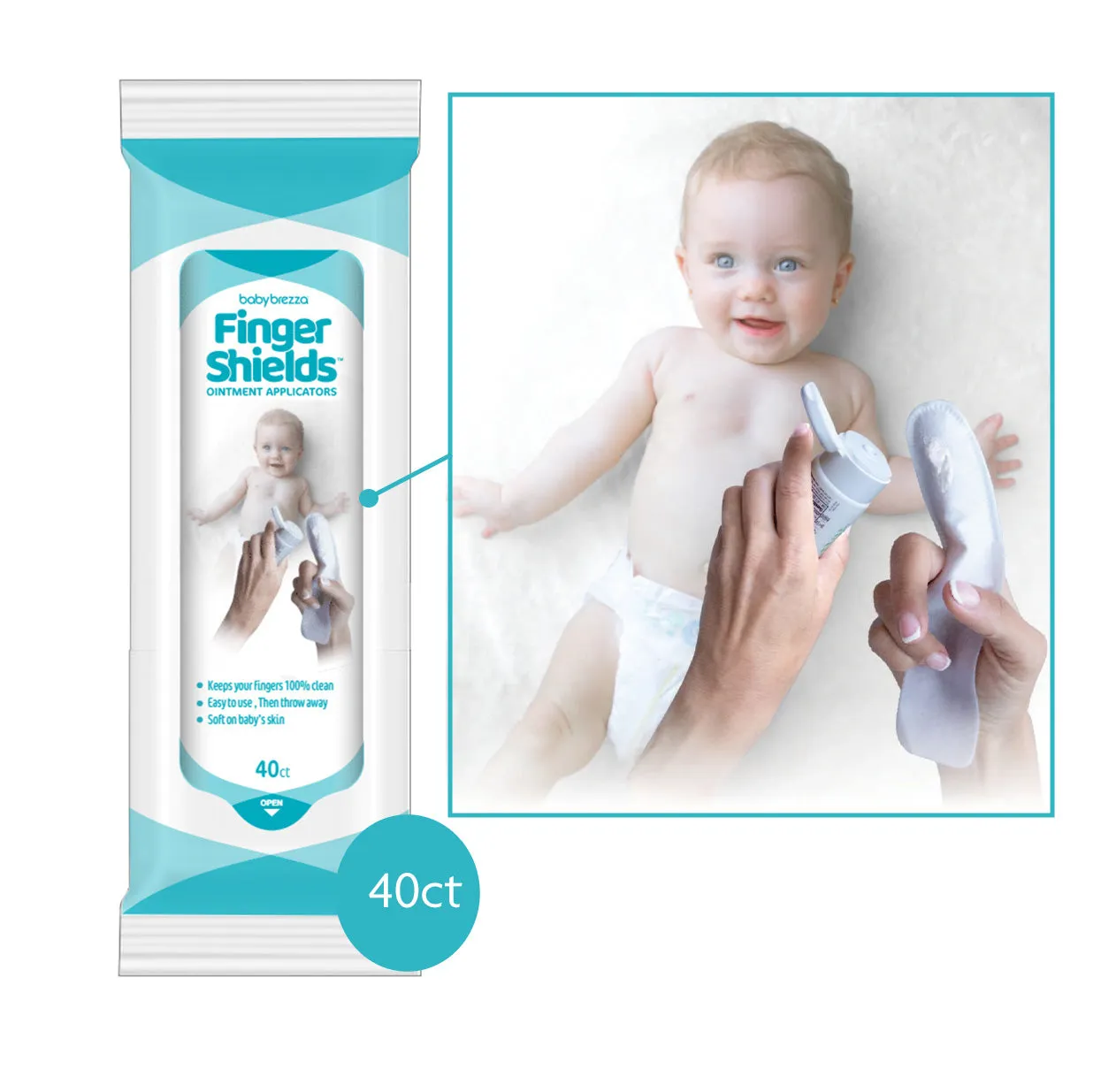 Finger Shields - 100% Mess-Free Diaper Cream Applicators