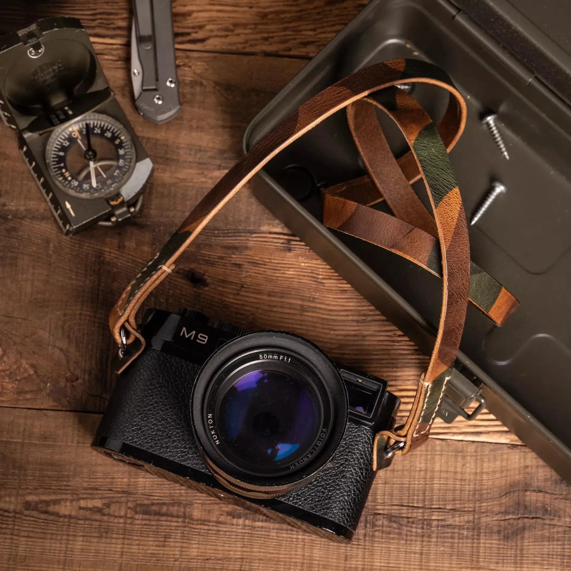 Full Leather Camera Neck Strap