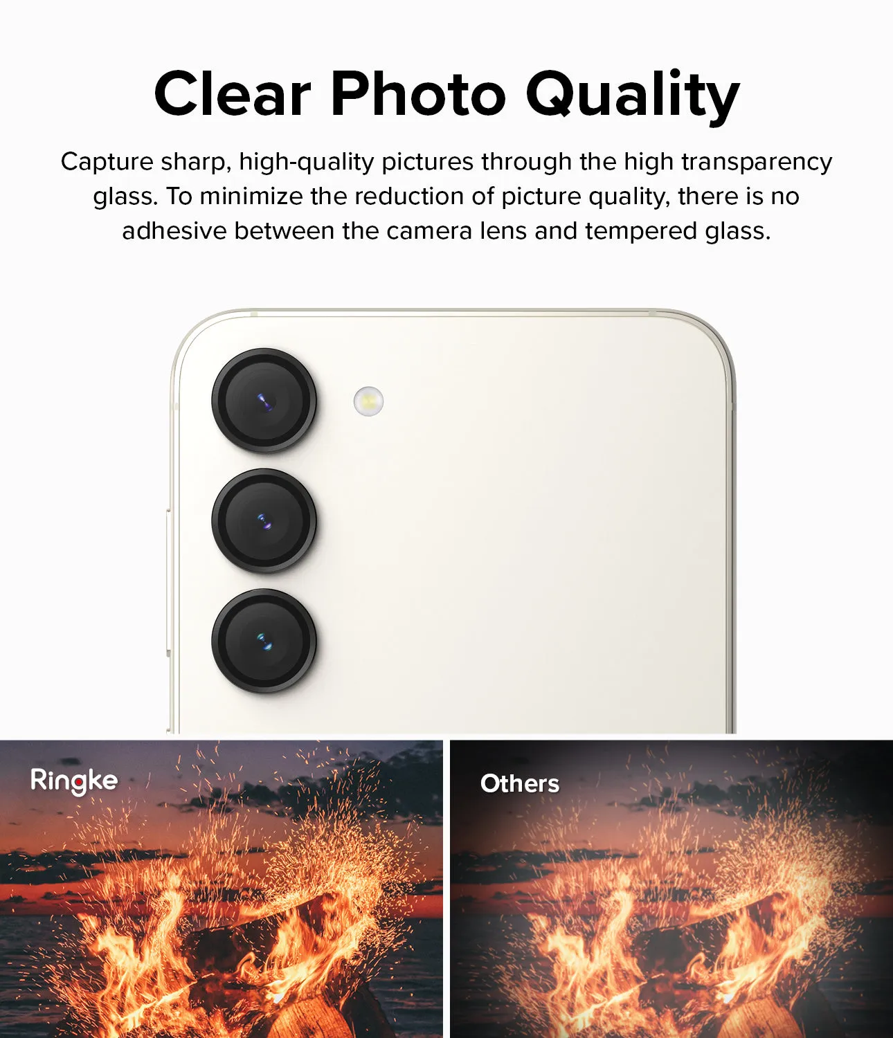 Galaxy S23 / S23 Plus Camera Lens Protector | Camera Lens Frame Glass