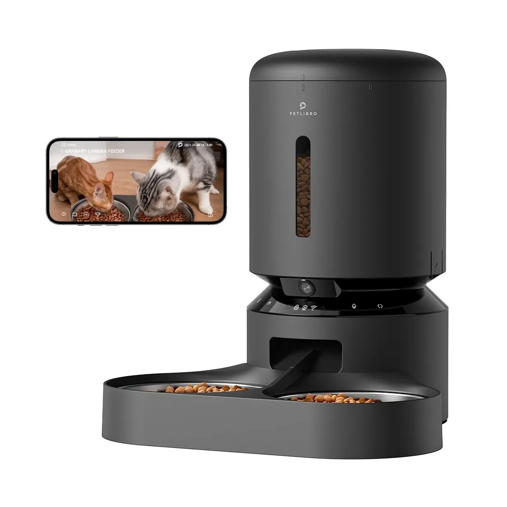 Granary Smart Camera Feeder Dual Bowl