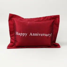 Happy Anniversary! decorative feather pillow