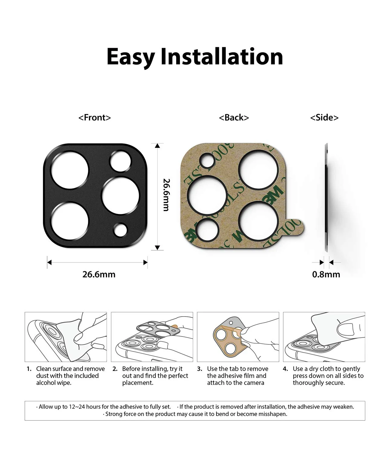 iPad Pro 2020 11' / 12.9' Camera Protector | Camera Styling