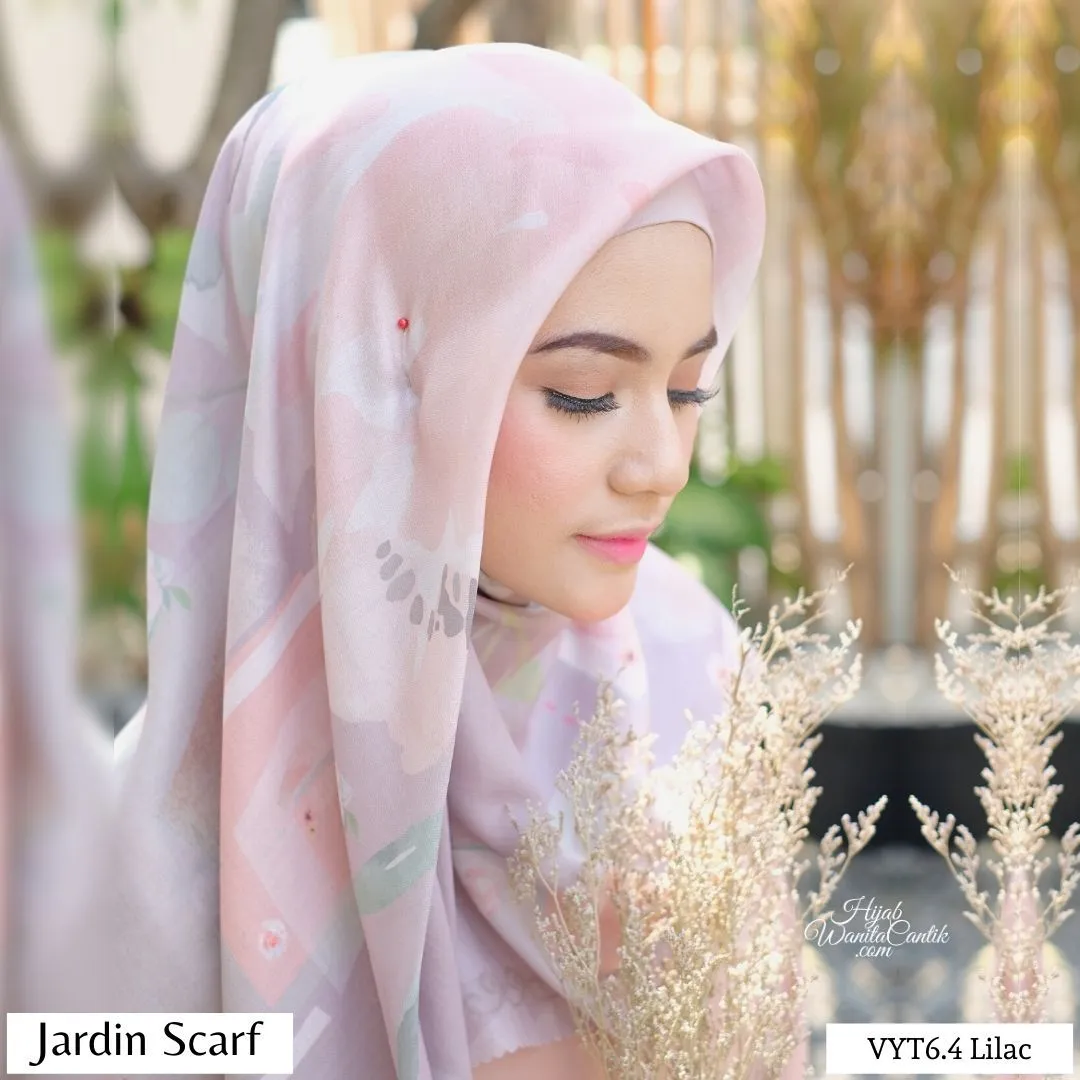 Jardin Scarf  - VYT6.4 Lilac