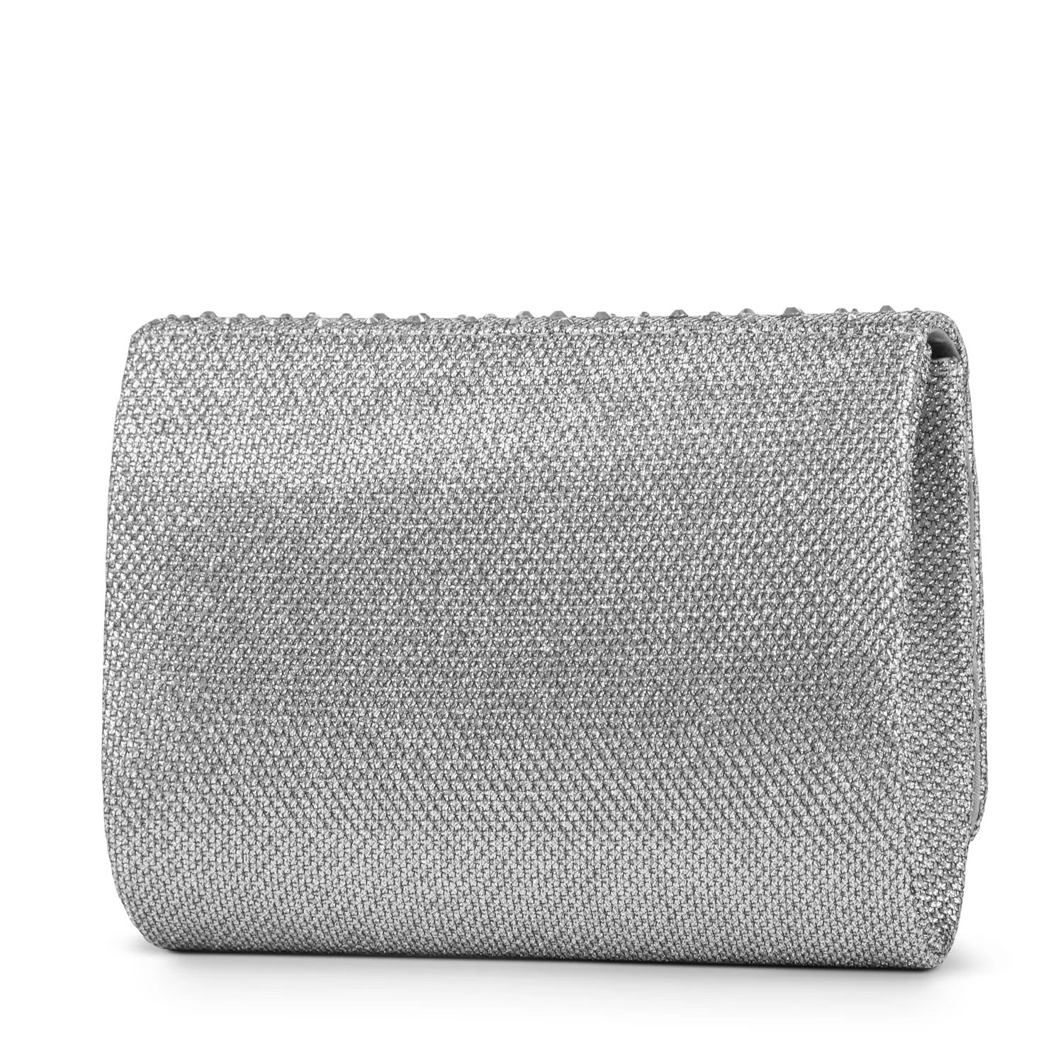 Katie Lurex Evening Clutch with Stones