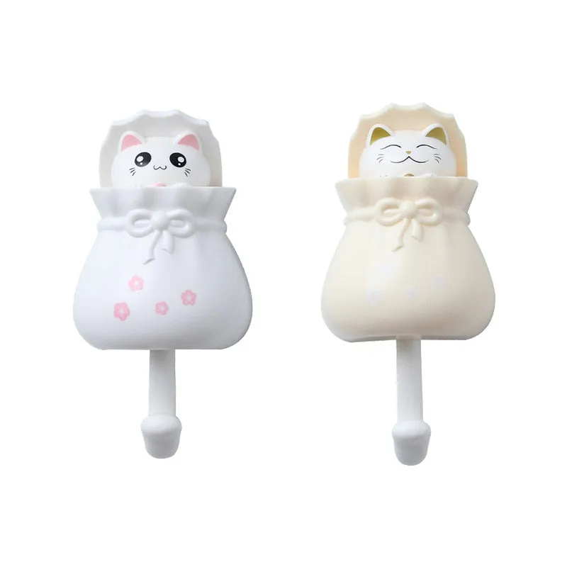 Kawaii Cat Decorative Wall Mount Key Holder