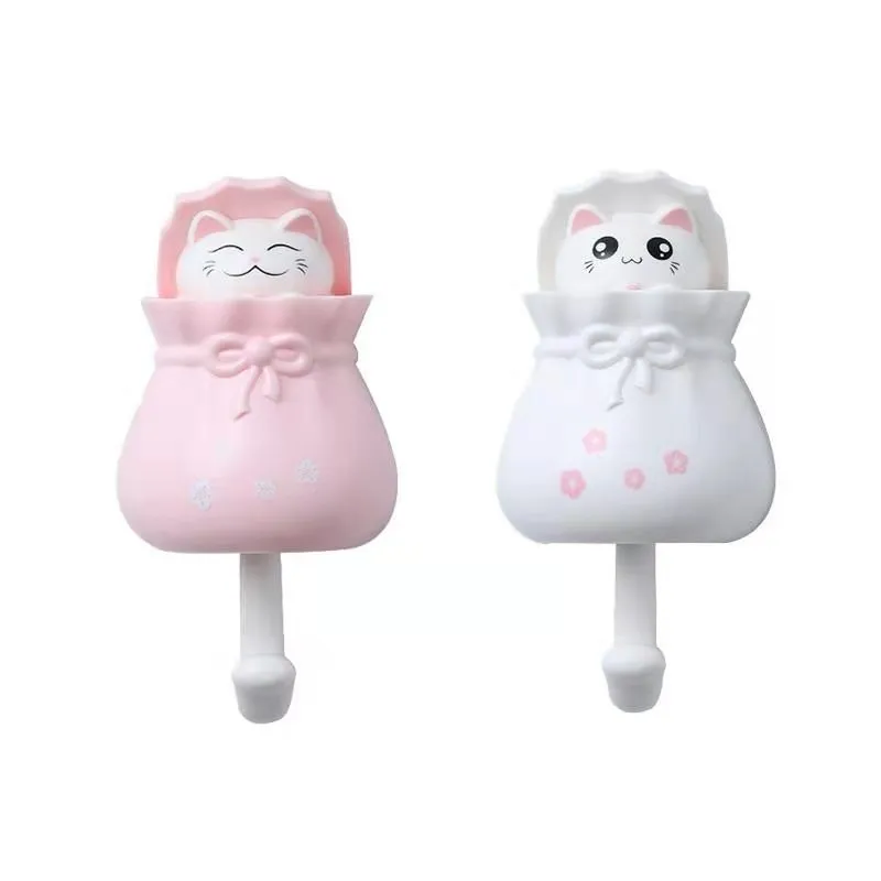 Kawaii Cat Decorative Wall Mount Key Holder