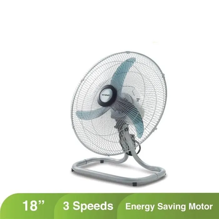 Khind FF1811 Floor Fan 18" Silver