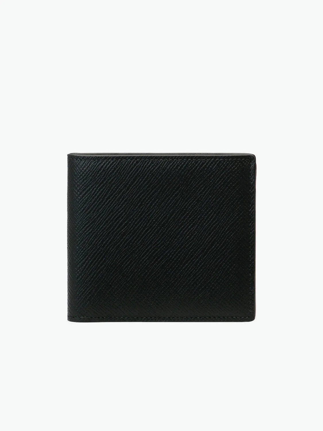 Leather Card Slot Wallet Black