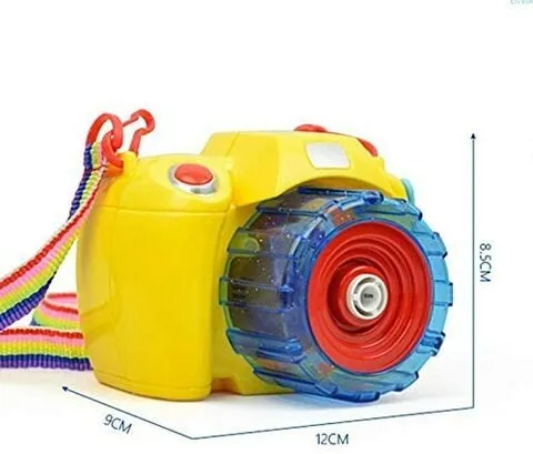 Light Music Bubble Blower Camera For Kids