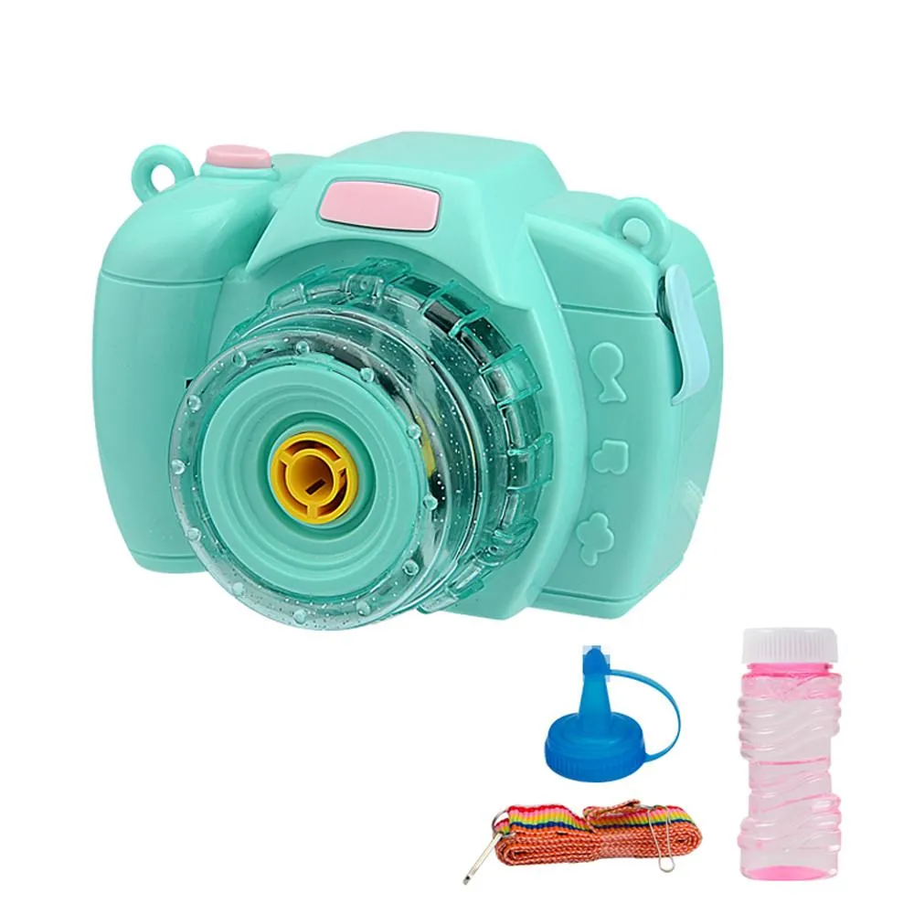 Light Music Bubble Blower Camera For Kids