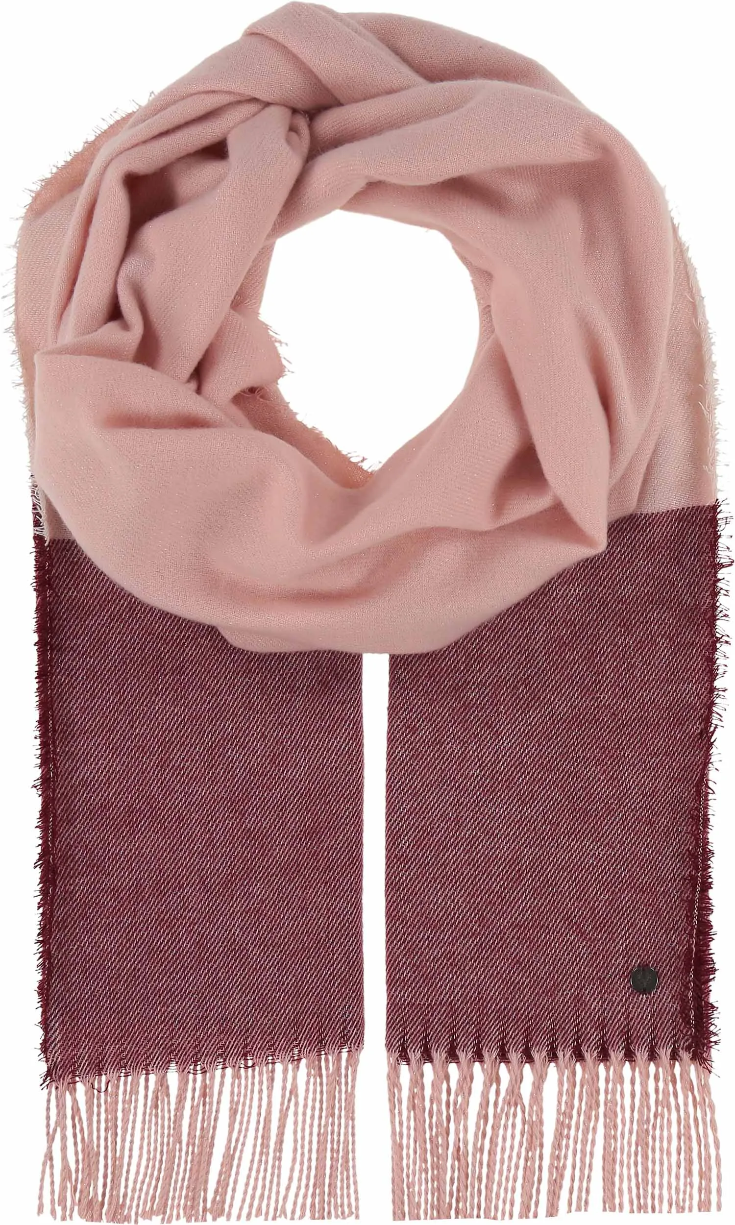 Lurex Twill Blocks Scarf