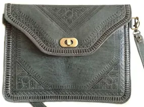 M'dina Square Clutch - Grey