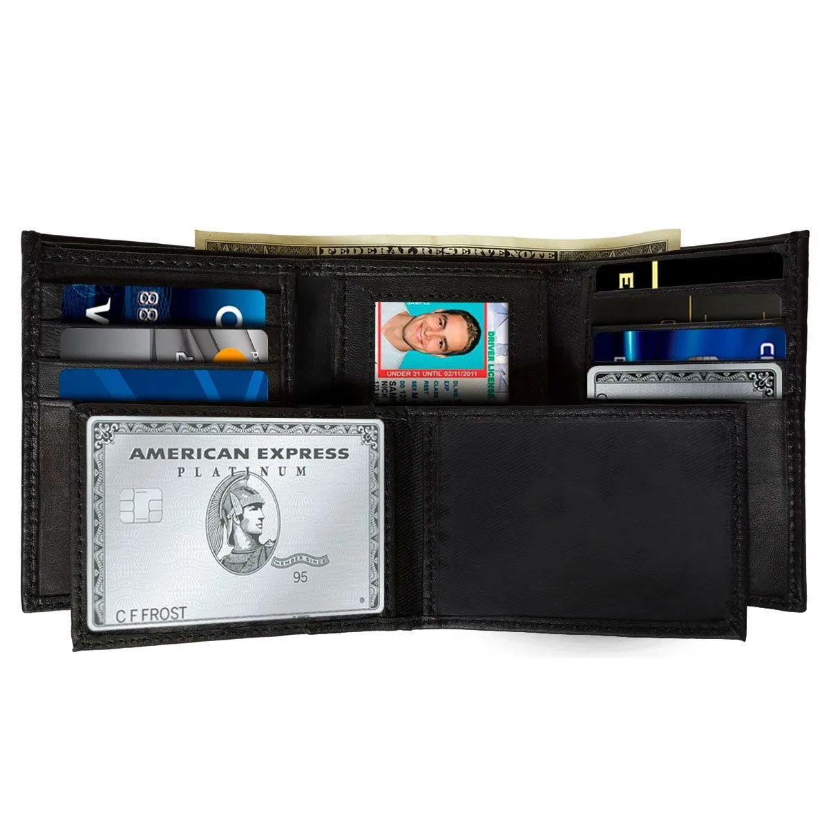 Men's Premium Leather Trifold Wallet