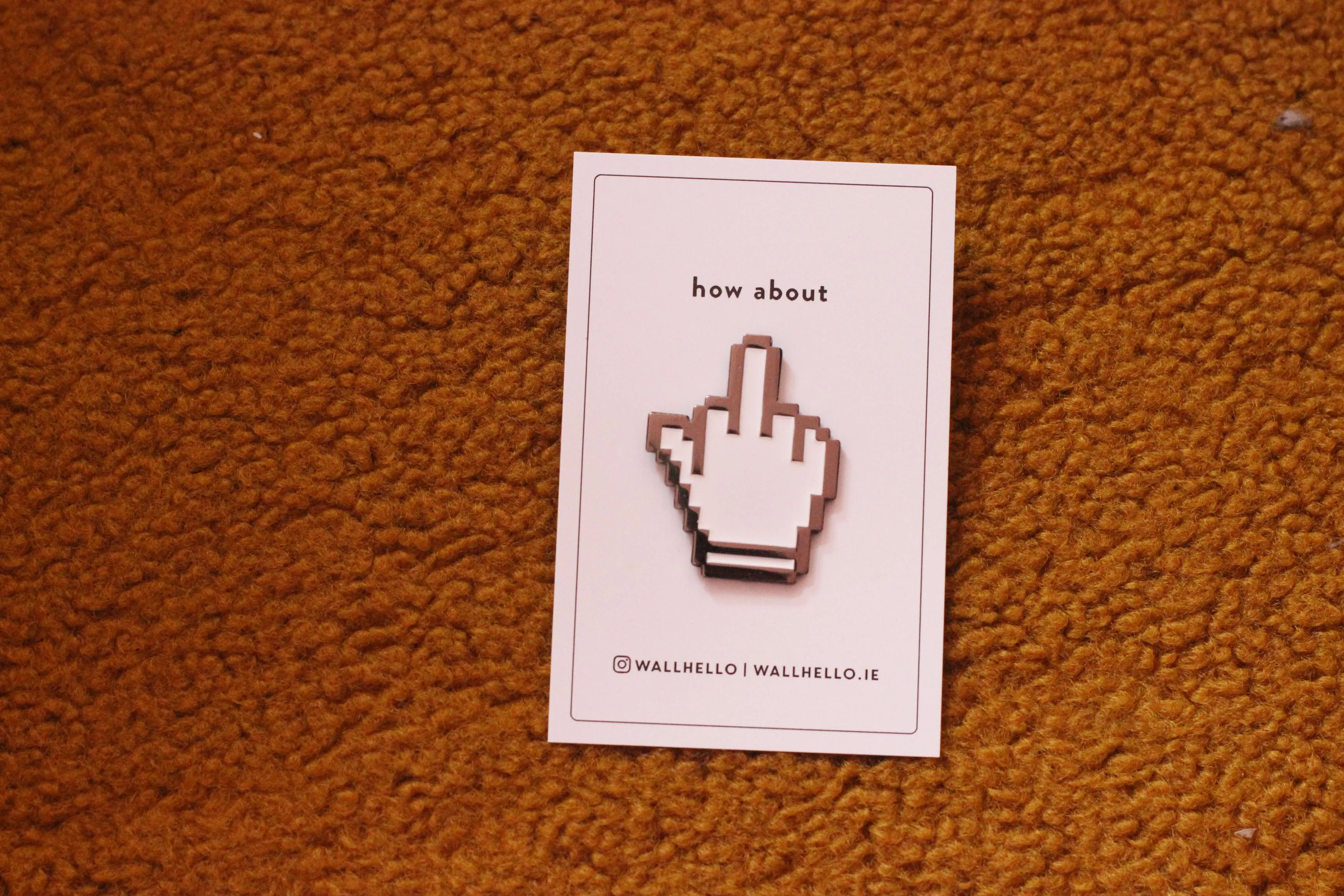 Middle Finger Enamel Pin