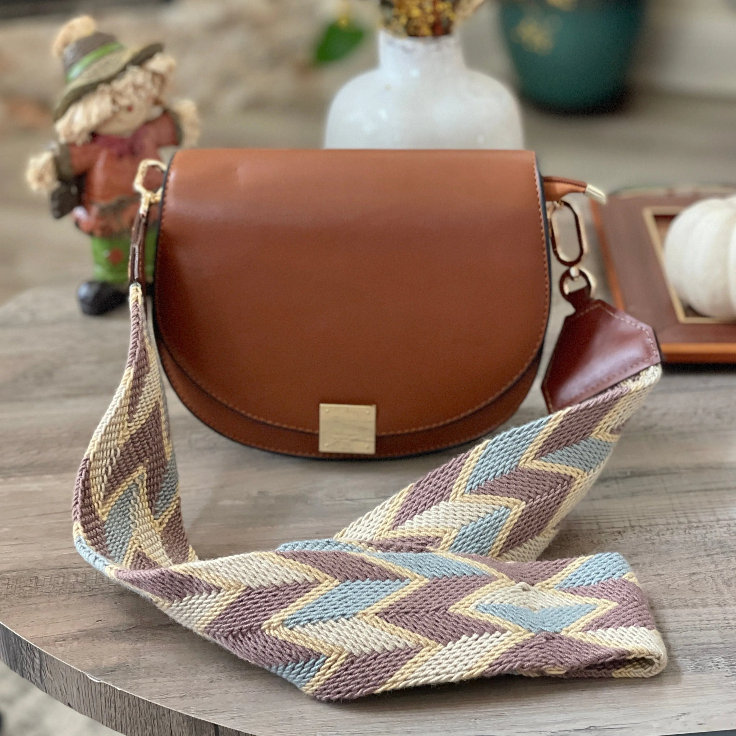 My Rose Taupe Bag Strap | Boho Sands Camera Strap