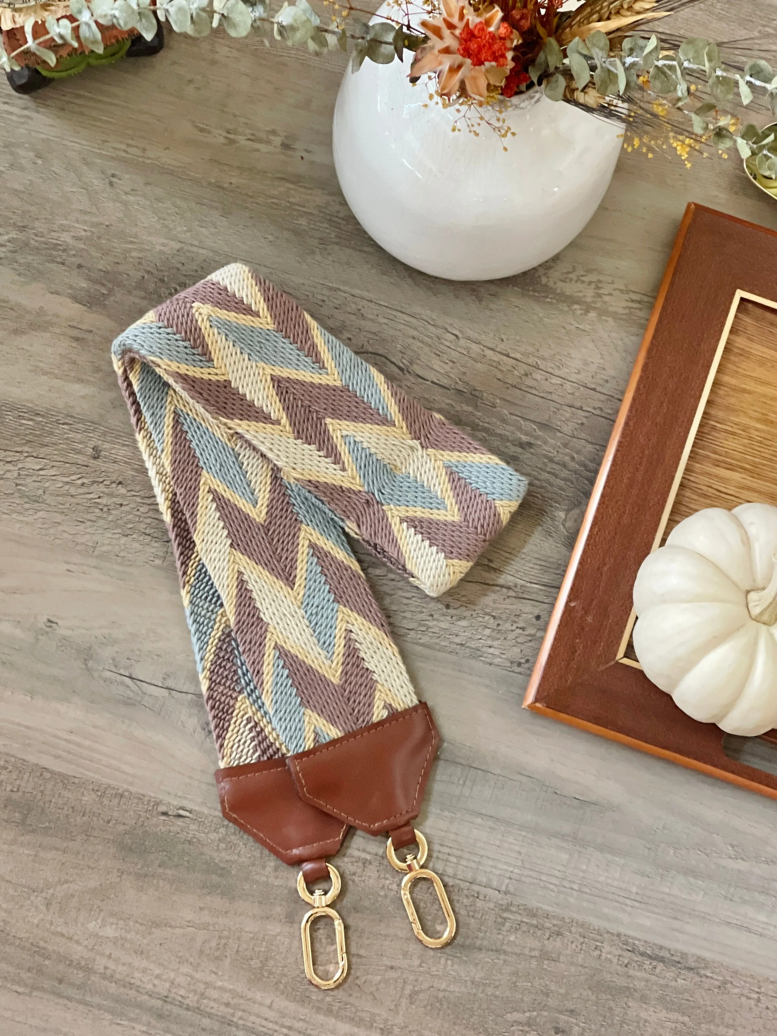 My Rose Taupe Bag Strap | Boho Sands Camera Strap